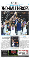 KU Men's Basketball National Champions  (April 5, 2022 Lawrence Journal-World Newspaper)