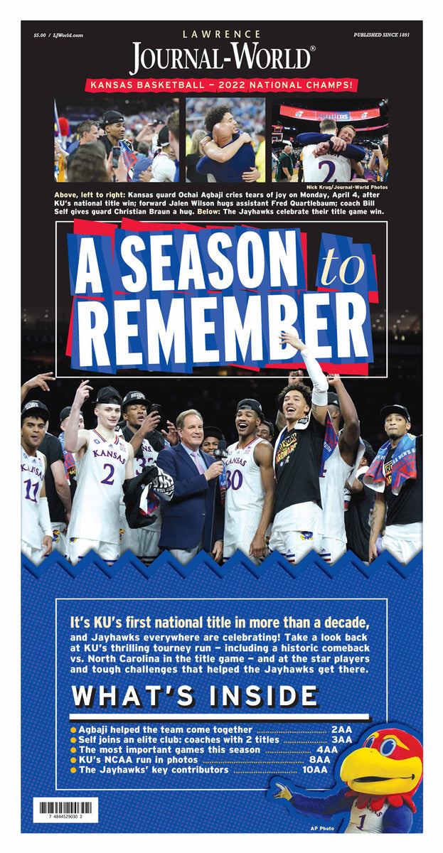 KU National Champions Special Section to the JournalWorld Shop